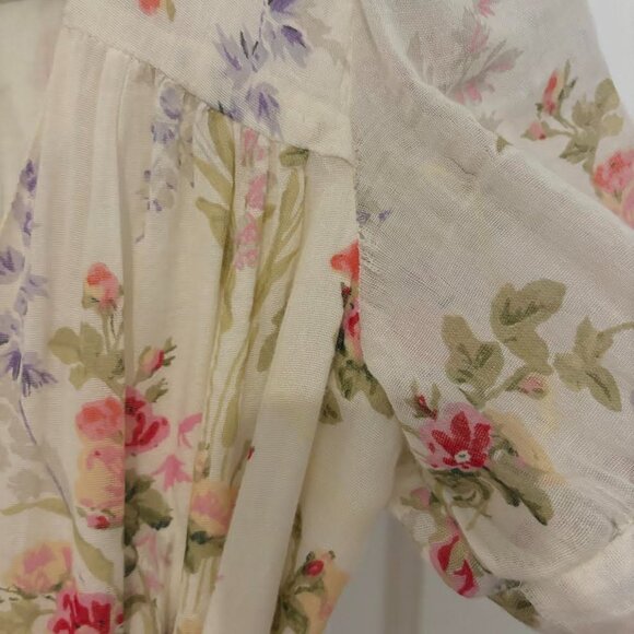 Ralph Lauren Denim and Supply Gauze Floral Wrap Dress - Picture 7 of 9